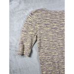 Sundance M Yellow & Purple Heathered Short Sleeve Knit Top Blouse Boho Colorful Photo 7