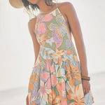 Free People NEW  RAINFOREST COMBO DESERTED ISLAND SUMMER MINI DRESS small Photo 0