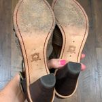 H.S. Trask Ginger Suede Brown Heeled Sandals Size 8 Photo 6
