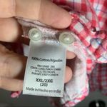 Time & Tru  Pink Plaid Print Button Up Blouse size XXL Photo 8