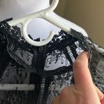 Iris black lace top sheath fitted mini dress | small Photo 2