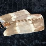 Country Western Rodeo Hobo Tie Dyed Leather Shoulder Bag Purse Brown Photo 10