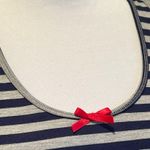 HONEYDEW Intimates tank top medium gray blue stripes lace racerback Photo 6