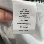 Talbots Black & White Sunrise Gingham Chatham Ankle Pants Photo 3