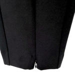 Maeve Anthropologie  Ankle Zip‎ Slim Pants Black Size 6 Minimalist Contemporary Photo 10