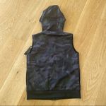 Ultracor  Zip Front Sleeveless Hoodie in Gray Camo Photo 4
