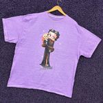 Betty Boop  and Pudgy Fabulous Gala Gown Cartoon T-Shirt L Photo 2