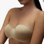 Le Mystere Size 38E Renaissance Dream Strapless Bra Nude Tan Photo 0
