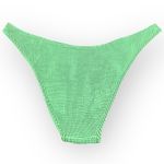 Cotton On Body Green & Black Textured High Side Brazilian Bikini Bottoms Size L Photo 3