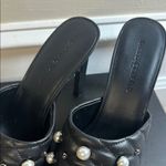 Karl Lagerfeld Paris NEW Amina Women’s Size 9 Black Pearl Quilted High Heels Photo 1