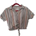 American Eagle Striped Button Photo 0