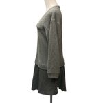 Sea New York Women's Long Sleeve V Neck Pullover Casual Cardigan Midi Dress Sz 2 Black Photo 3