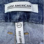 Good American  Womens High Rise Destressed Skinny Jeans Light Wash Size 4 Photo 8