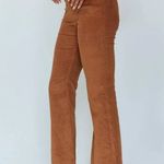 Princess Polly  Elijah Brown Corduroy Flare Pants Size 4 New With Rags Photo 0