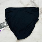 Coco reef  Womens High Waist Bikini Bottom Size 2XL Black New Shirred Slimming Photo 2