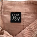 One Way ‎ Corduroy Style Mini Skirt in Pink Photo 3