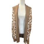 Old Navy Tan Aztec Geometric Knit Cardigan Boho‎ Western Cozy Duster Sweater Photo 2