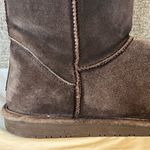 BEARPAW Women’s Elle Tall Classic Brown Suede Boots Sz 11 Winter Preppy Comfort Photo 7