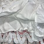 Lizard Thicket  size medium sleeveless white v neck tank with adjustable straps Photo 6