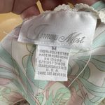 Vintage Inner Most Nylon Slip Lingerie Floral Pink Green Womens Medium Photo 2