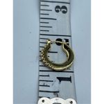 Do Everything In Love NWT 14K gold dipped CZ  hoops Photo 5
