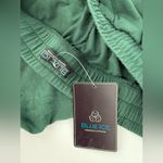 Forest Green Joggers with Elastic Waistband and Relaxed Fit Size M Photo 1