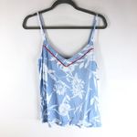 P.J. Salvage Womens Top Luxe Floral Cami In Ice Blue Lounge Pajama S Photo 2