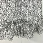 Cupcakes and Cashmere New Size 6 White, Black Lace Ruffle Fit & Flare Dress Photo 7