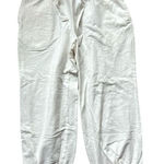 Caribbean Joe Womens  White Drawstring Culottes Cropped Soft Spun Pants  - Sz S Photo 0