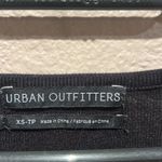 Urban Outfitters Women’s Black Twist Front Cropped Sweater Long Sleeves Size XS Photo 2