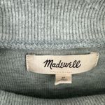 Madewell  size medium green gray‎ long sleeve pullover style sweater mock neck Photo 3