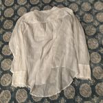 Free People  FP One Voile Miles Tuxedo White Top M Photo 6
