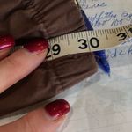 Parisian Brown Cargo Joggers Snap Pockets Size 10 Photo 8