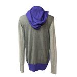 JCPenney Colorblock Long Sleeve Full Zip Cashmere Blend Hoodie Jacket Size XL Purple Photo 3