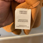 NWT Free People x Sandrine Rose ginger (orange) vneck shirt size small Orange Photo 3