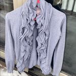 Romeo + Juliet Couture  cardigan with ruffle details, Large Photo 0