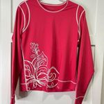 Athleta  Swim Rash Guard women’s Size Medium Hawaiian Floral Photo 0