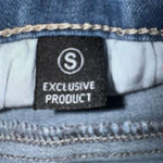 RETROPOLITAN Jean Shorts Womens Distressed Ripped Cut Off Blue Photo 4