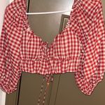 I Just Have to Have It Maroon Checkered Shirt Photo 0