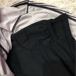 Kyodan Striped Pleated Athletic Skort Skirt Black White Large Photo 4