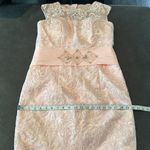 Women’s Pink Tea Length Mother of the Bride Groom Corset Back Dress Size 10 NWOT Photo 12