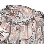 NEW Free People FP Movement Off The Grid Printed Ivory Hooded Vest size Medium Gray Photo 8