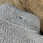 Vineyard Vines Fleece Women M Gray 1/2 Zip Mock Neck Pullover Sweater Warm Cozy Photo 8