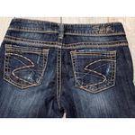 Silver Jeans Aiko Capri Cropped Denim size 28 Crop Cropped Womens Stretch Blue Photo 9