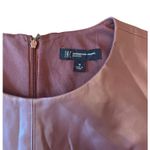 INC International Concepts Faux Leather Fit & Flare Brown Dress Size 16 NWT 0563 Photo 6