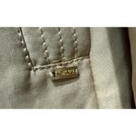 St. John Collection Tan Swing Trench Coat Quilted Satin Lining Classic Luxury S Photo 4