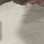 Free People  WE THE FREE Palo Alto Top In Ivory size L Photo 12