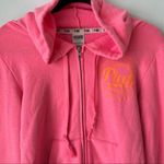 PINK - Victoria's Secret PINK Victoria’s Secret Neon Pink Zipper Hoodie M Photo 4