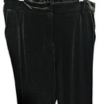Skies Are Blue Black Velvet Wide Leg Pants Shimmer Small New Years Eve Luxury Photo 9