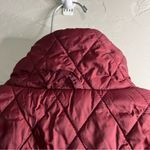 Lands' End Lands’ End Quilted Burgundy Packable Vest Photo 10